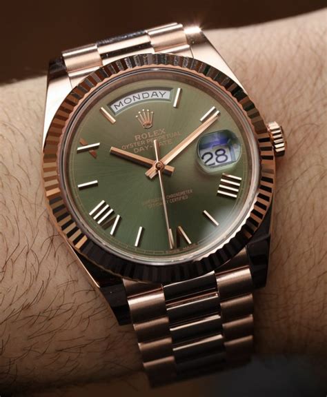 rolex day date 40 60th anniversary replica|40 mm Rolex date just.